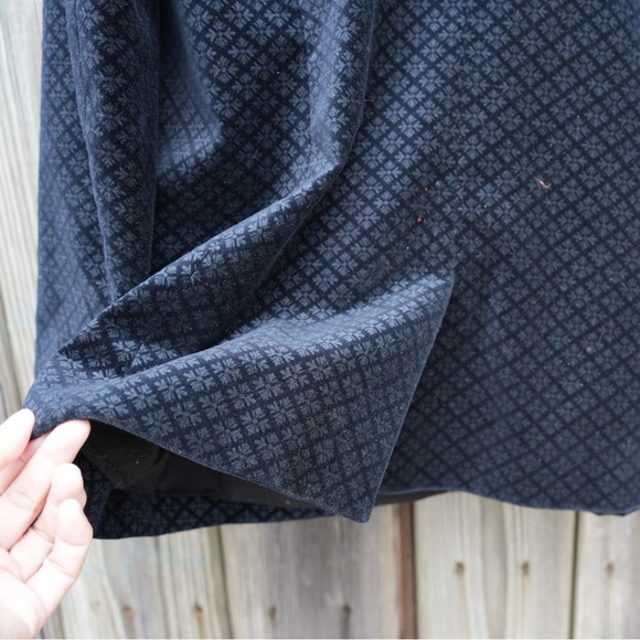 CLUB MONACO BLUE VELVET RELAXED DOUBLE BREASTED TUXEDO BLAZER BLACK LAPEL 2 - Picture 12 of 14